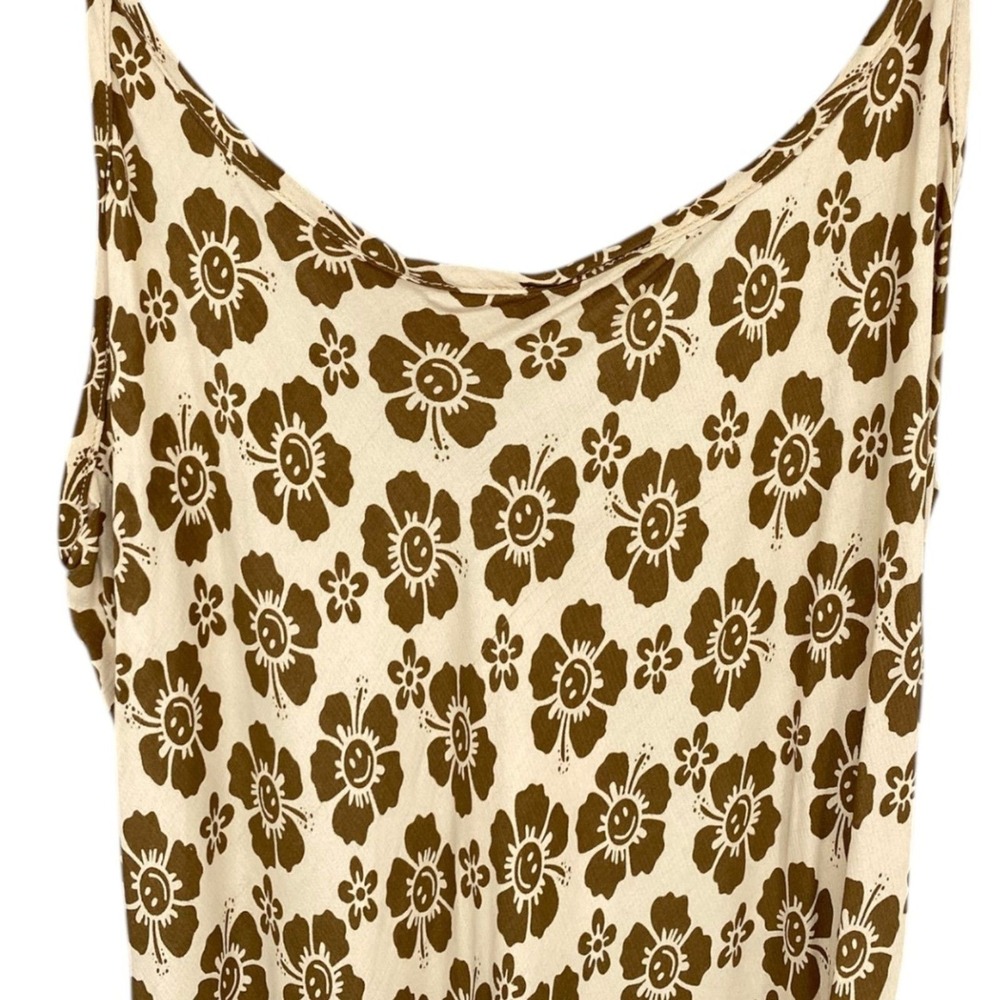 Emma Mulholland on Holiday Vacation Slip Dress Happy Hawaii Sand Brown XXL NWT - Picture 8 of 11